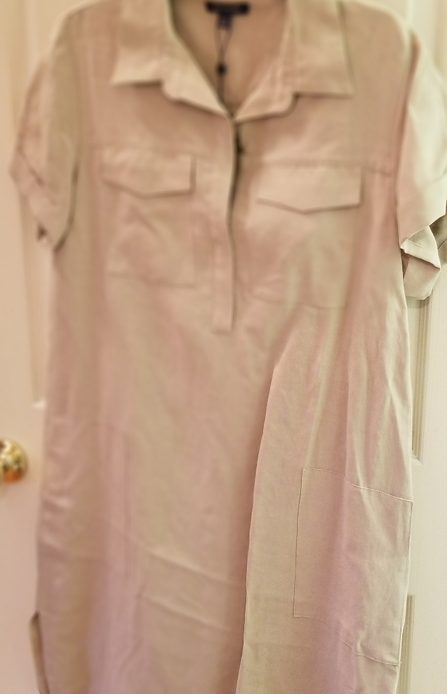 Tommy Hilfiger Safari Linen Dress Large